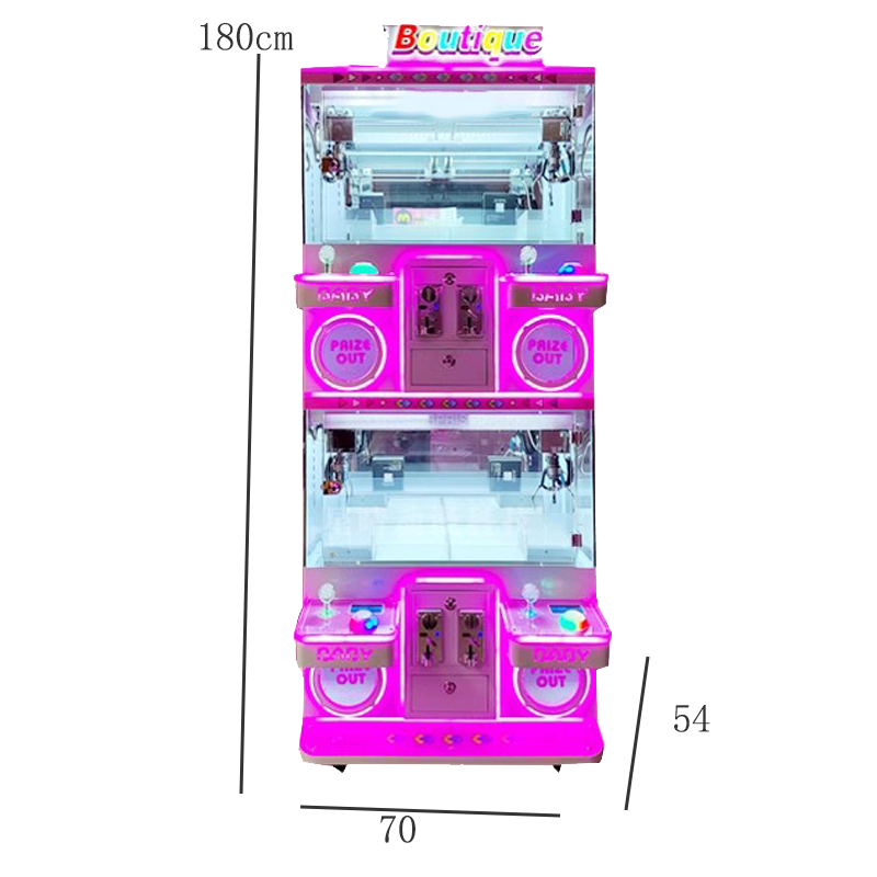 4-Person Boutique Coin-Operated Crane Machine Christmas Claw Skill Doll for Amusement Park Mini Claw Machine