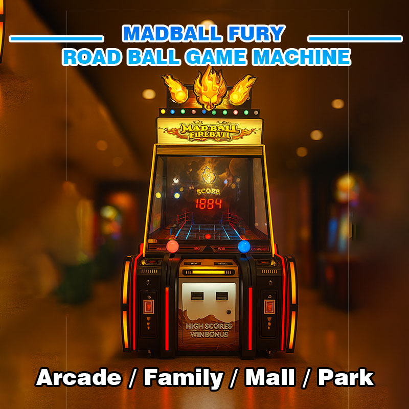Madball Fury Road Pinball Machine Coin Operated Arcade Gaming Equipment NINIX Brand English Family Entertainment Centers