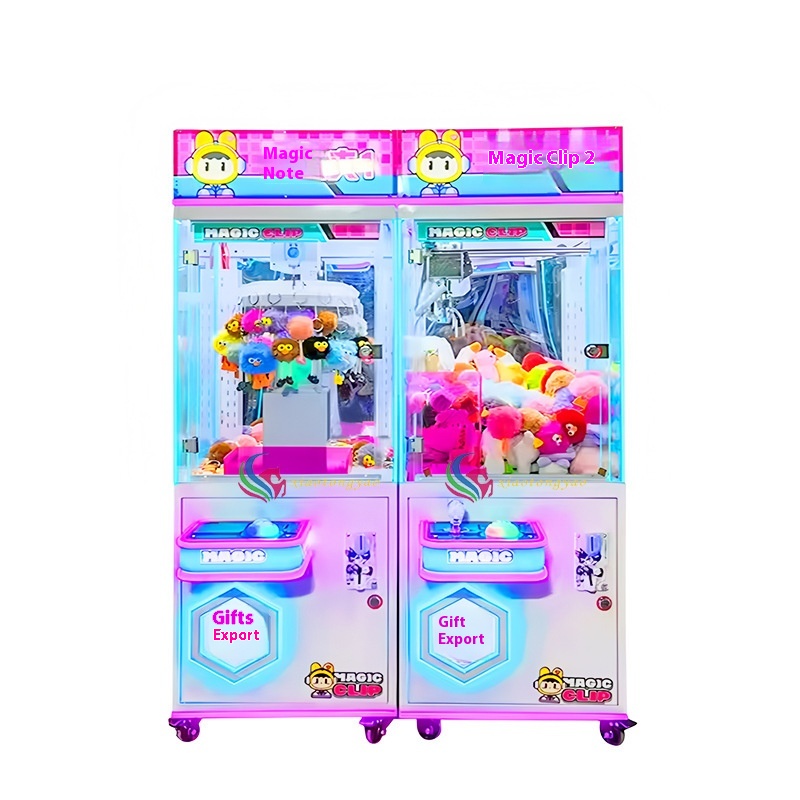Coin Operated Claw Crane Machine Arcade Toy Catcher Game Equipment Plush Doll Prize Redemption Amusement Vending Game