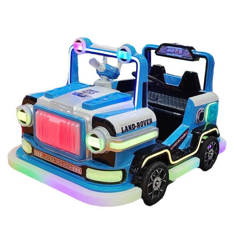 New Model Indoor/Outdoor Electric Bumper Car Light-Up Fiberglass Ride-On Entertainment Equipment for Children for Shopping Mall
