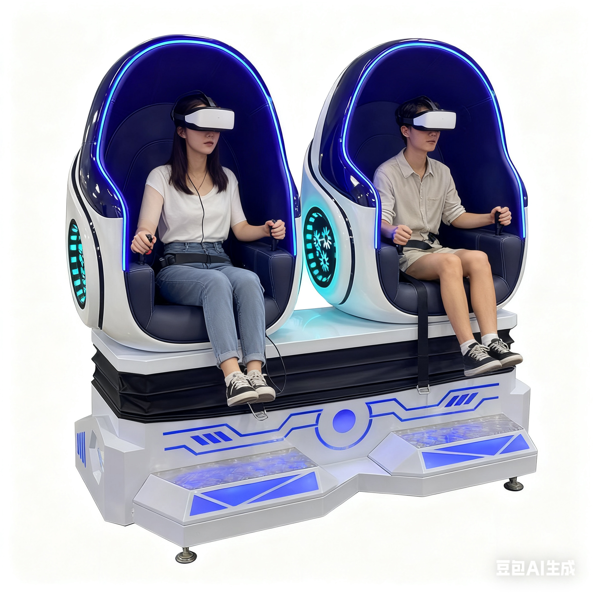 Vr 360 Sandalye Luxury Double Cat Walk C2 Playstations Movies Movie Power Glass Cable Degree Amusement Park Vr 360