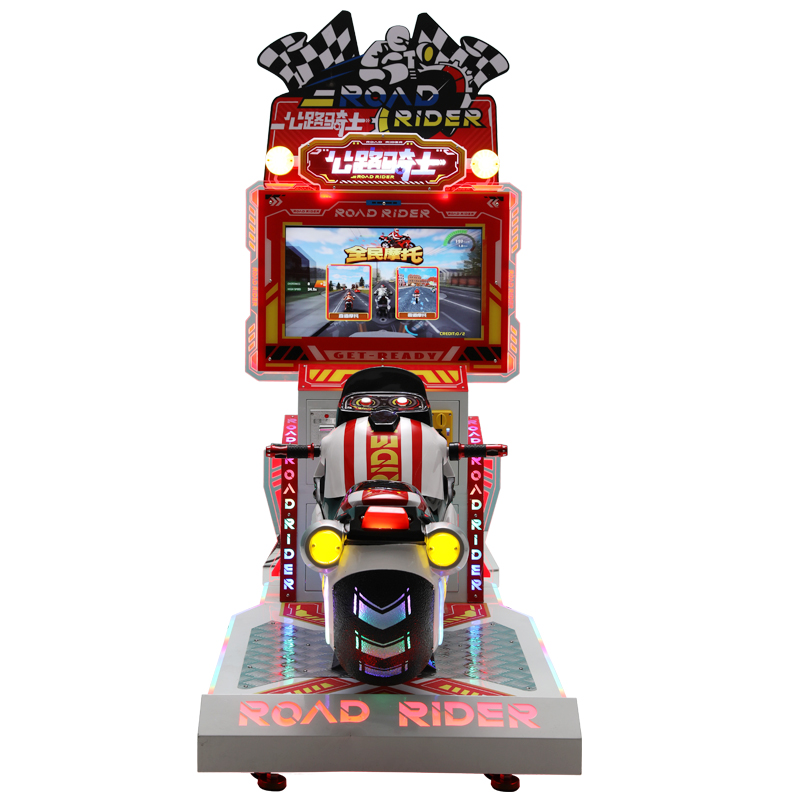 Factory Priced 3D Simulation Motorcycle Racing Coin-Operated Arcade Machine for Competitive Kids