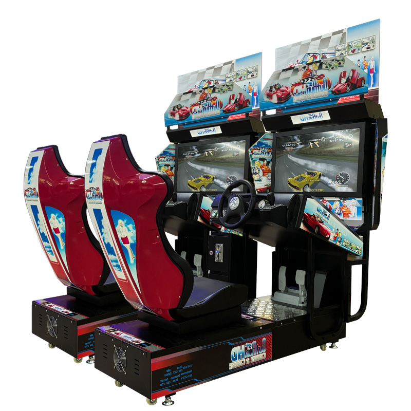 Factory-Discounted Coin-Operated Arcade Game Console Analog Sim Racing Driving Simulator for Game Rooms