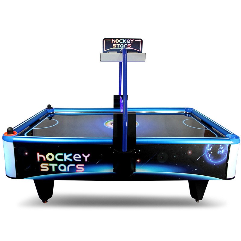 Electric Bubble Hockey Game Table For Family Fun, Transparent Coin Operated Arcade Equipment hockey game machine