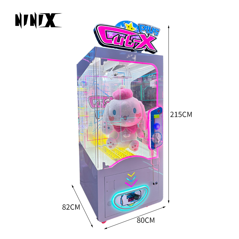 Factory Direct Sale Coin Operated Games Scissor Cut Prize Doll Claw Machine Big Toys Shear Machine Cat-Claw-Machine