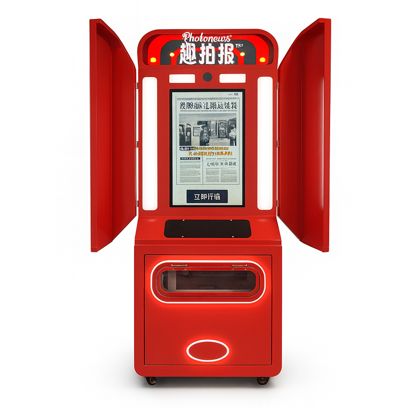 Ninix Red-Designed Commercial Self-Service Smart Terminal-Stainless Steel Metal Customizable Multi-Voltage Instant Output