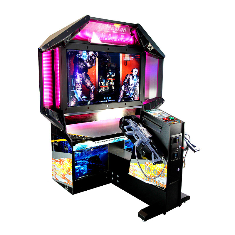 Ghost Trooper Adult Arcade Shooting Game Machine Coin-operated Game Machine Simulation Gun Battle Against Aliens Game Machine