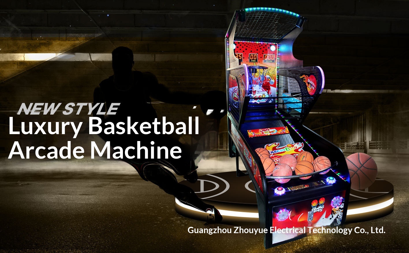 Luxury Single Player Basketball Game Machine for Adults Indoor Arcade Entertainment Equipment Coin-Operated Mall Amusement