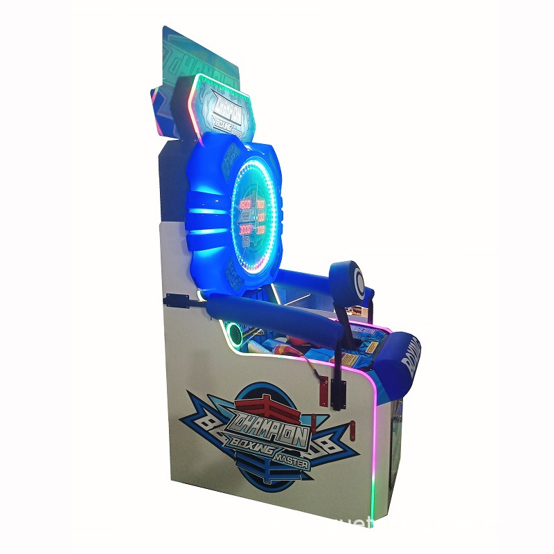 Coin Operated Boxing Punch Machine Arcade Sports Game Equipment Strength Tester Amusement Park Entertainment Simulator