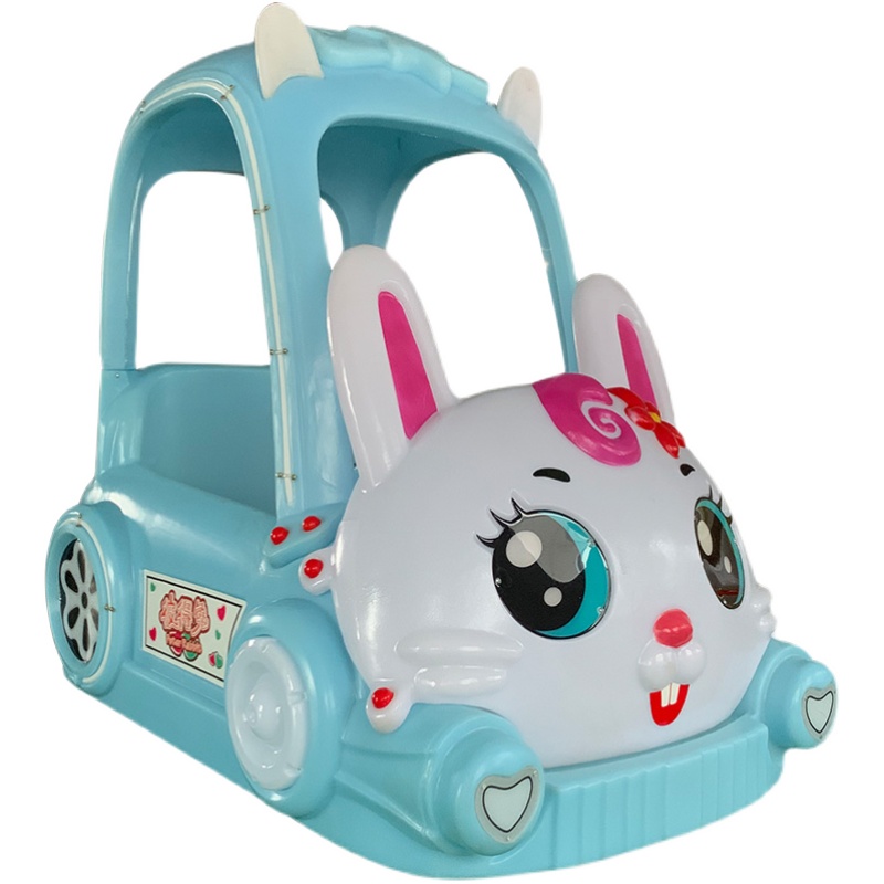 Cute Rabbit Electric Car for Indoor & Outdoor Use Coin Operated Adult & Children Ride for Amusement Park & Shopping Mall