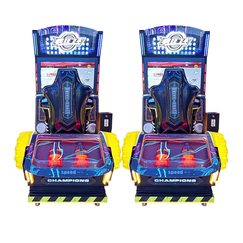 Factory Wholesale Indoor Crazy Racing Arcade Driving Console Coin-Operated Game Racing Simulator Entertainment Console