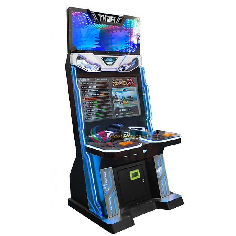 Classic 32-Inch Boxing King Arcade All-In-One Nostalgic Dual Joystick Desktop Game Console Coin-Operated Battle Game Arcade