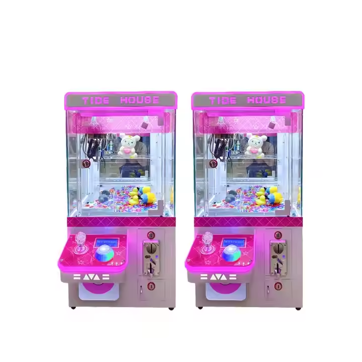 Small Customizable Home & Commercial Arcade Claw Crane Popular Coin Operated Doll Entertainment Game Console