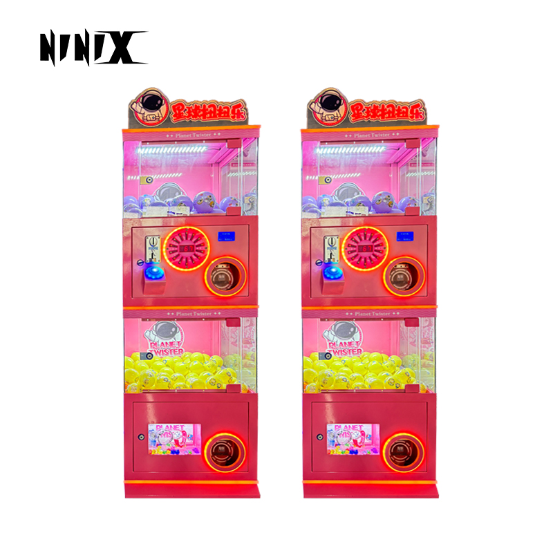 The Double-layer Gacha Machine Is a Commercial Large-scale Arcade Equipment for Scanning Codes or Inserting Coins