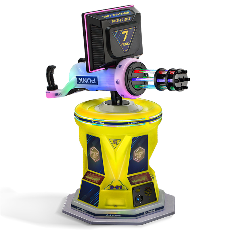Children's Coin-Operated Arcade Amusement Machine Commercial Shooting Gun Gatling Toy for Mall Square Stall Entertainment