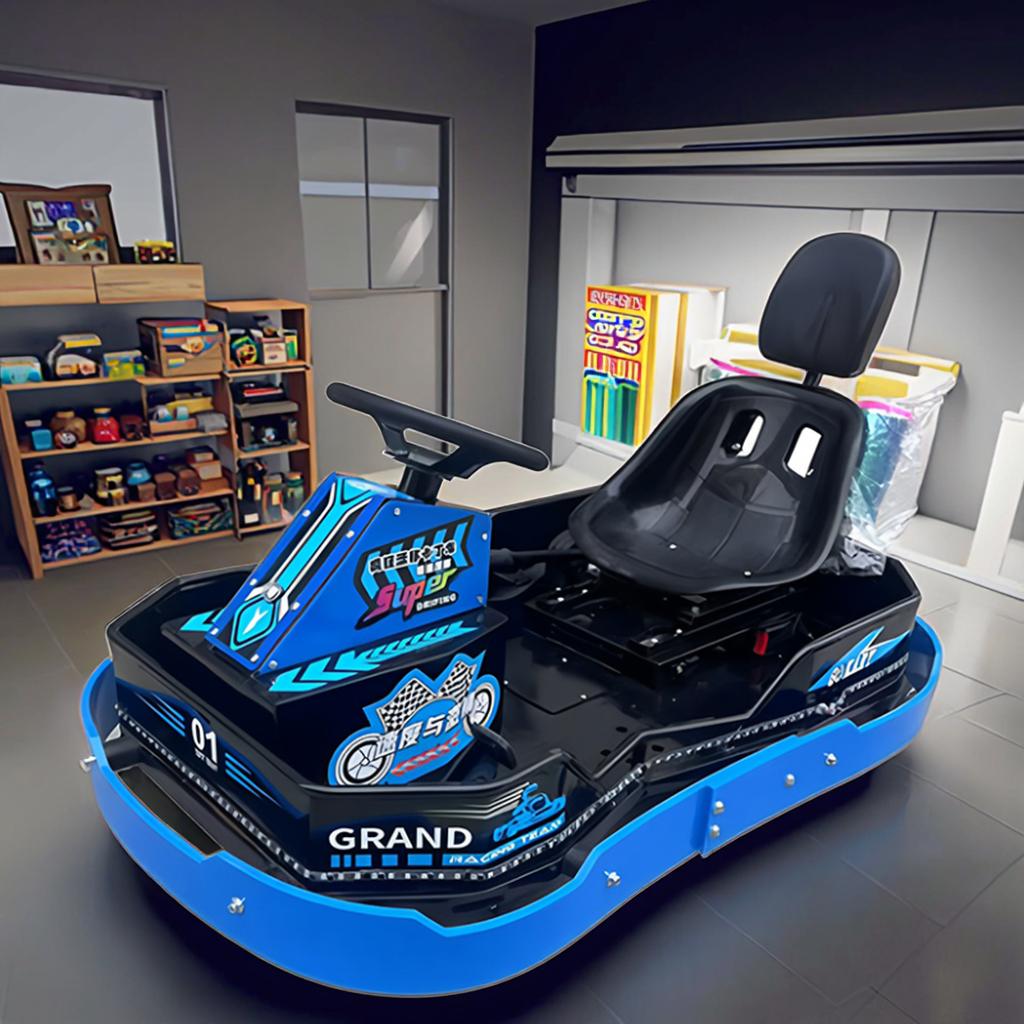 Electric Drift Bumper Car Children's Ride on Adventure Park Plastic Battery Powered Indoor Racing Vehicle