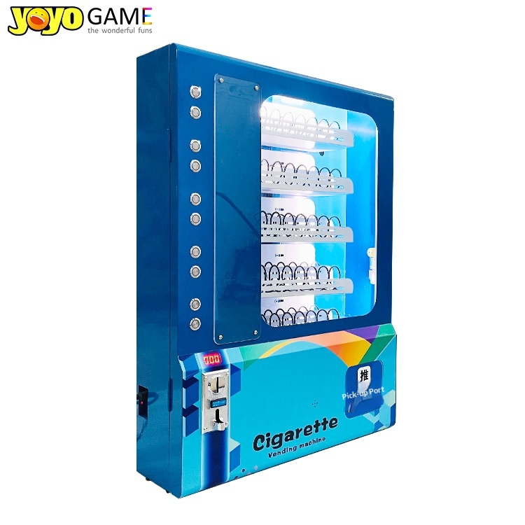 Wall-Mounted Small Automatic Vending Machine Cigarettes Masks Laundry Detergent Self-Service Coin-Operated No Warranty Exported