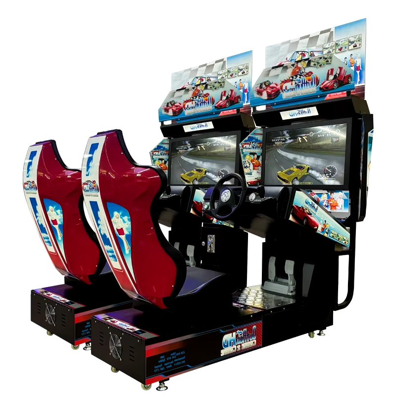 High Quality Coin-Operated Arcade Racing Simulator Metal Entertainment Driving Racing Game Equipment