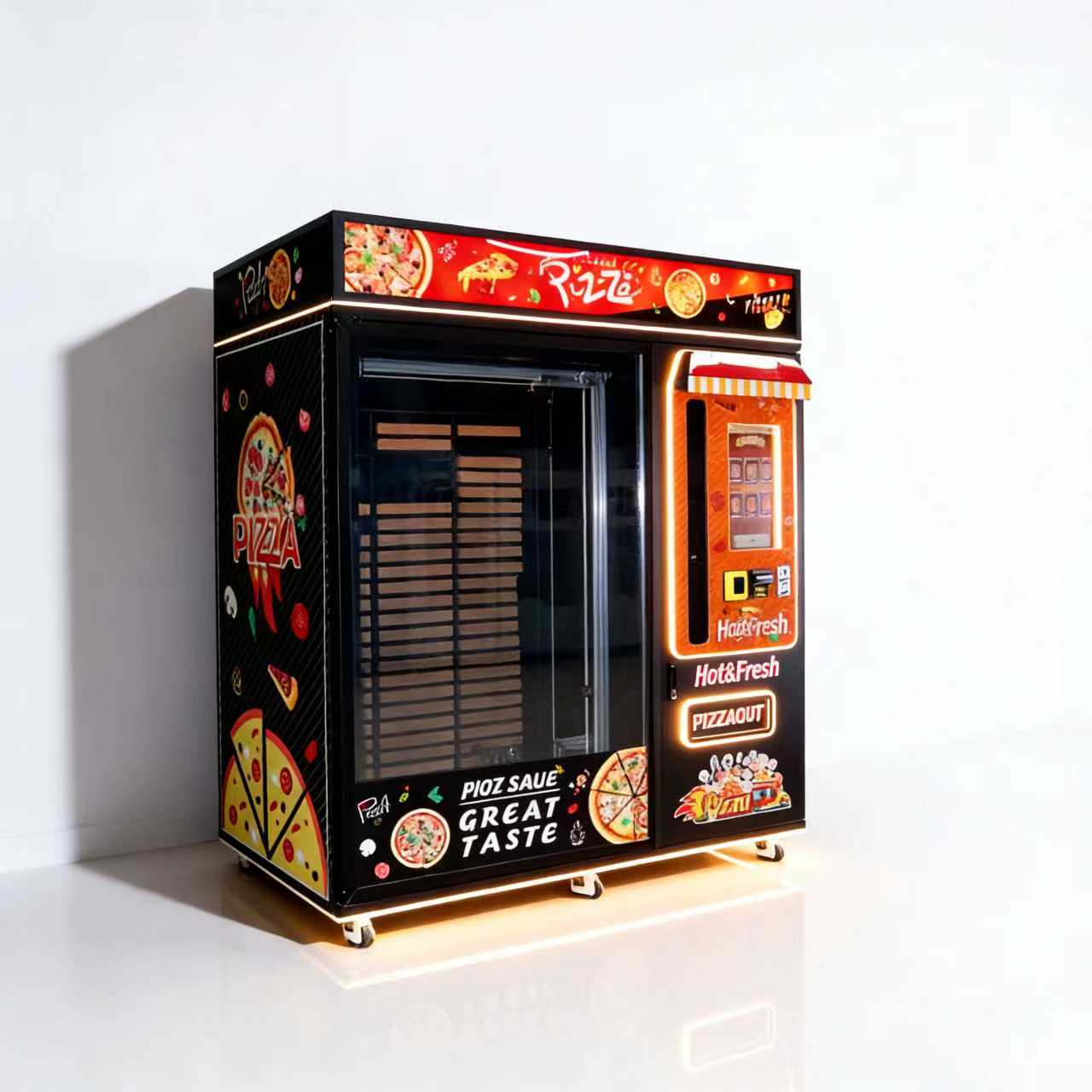 Other App Tea Touch Spain Refrigerators Mover Commercial Unmanned Price Atm Die & Cutting Vending Machine Pizza Maker