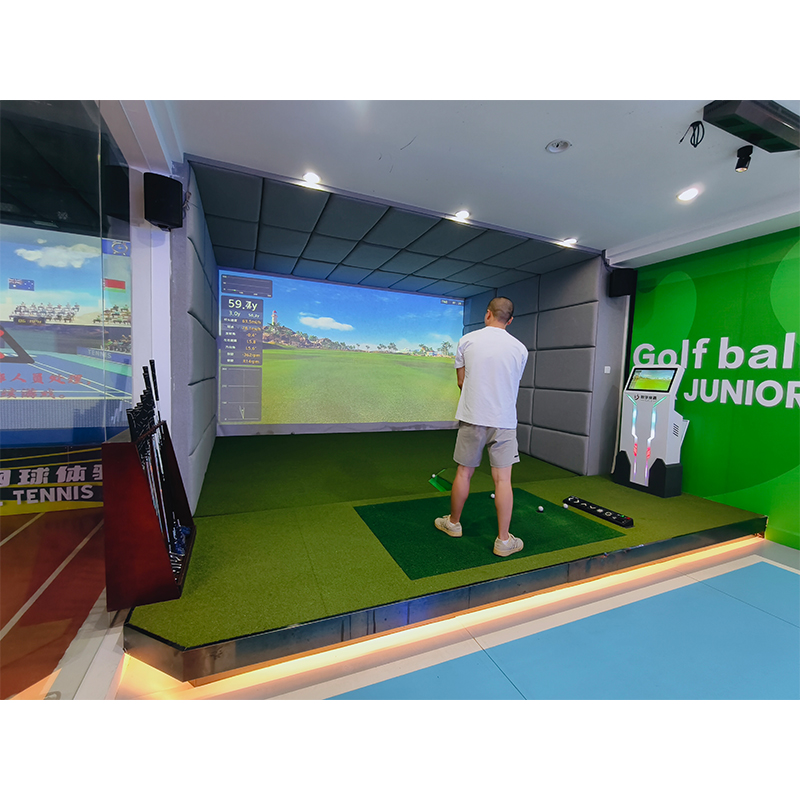 Trendy Sports Golf Game Machines Video Arcade for Shopping Malls Realistic Simulation Coin Operated