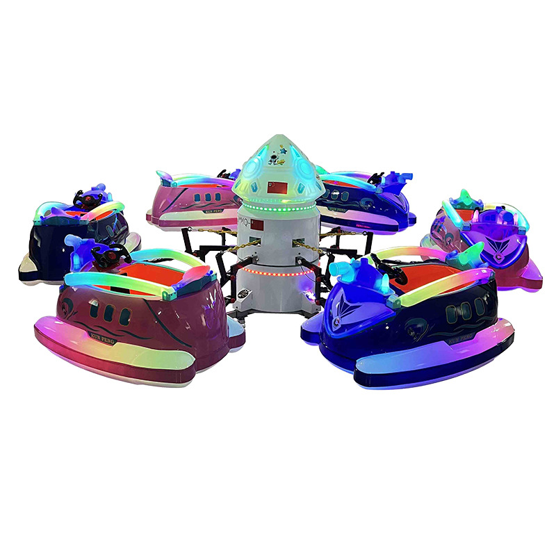 Amusement Park Coin Operated  Electric Frp Carousel Horses 360 Rotation Circling Indoor Outdoor Coin Operated Machine