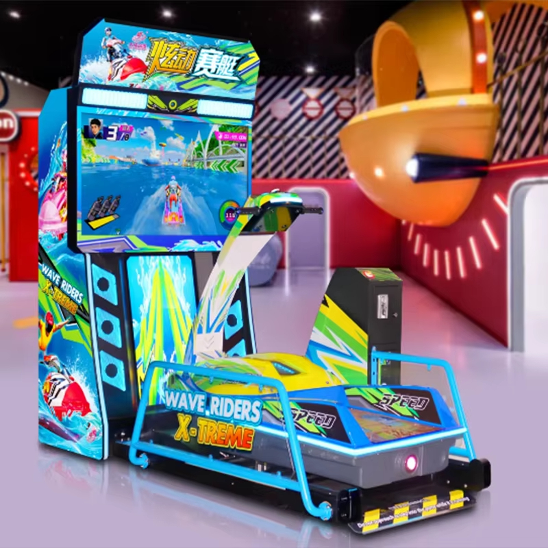 Hot Selling High Quality Coin-Operated Flash Racing Rowing Arcade Simulator Indoor Playground Surf Boat Experience