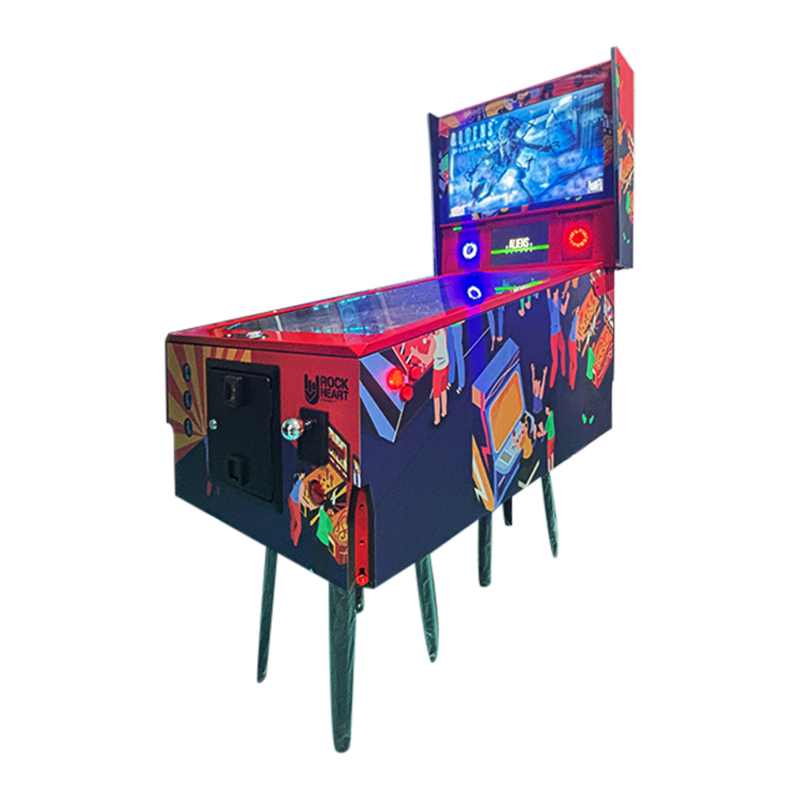 Single-Player Virtual Pinball Machine Arcade Game Coin-Operated for Children & Family Entertainment in Large Shopping Malls