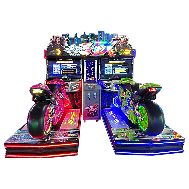 Hot-selling Large-scale Arcade Mall 5DX Motorcycle Simulation Game Machine Two Players Coin-operated Cool Stylish