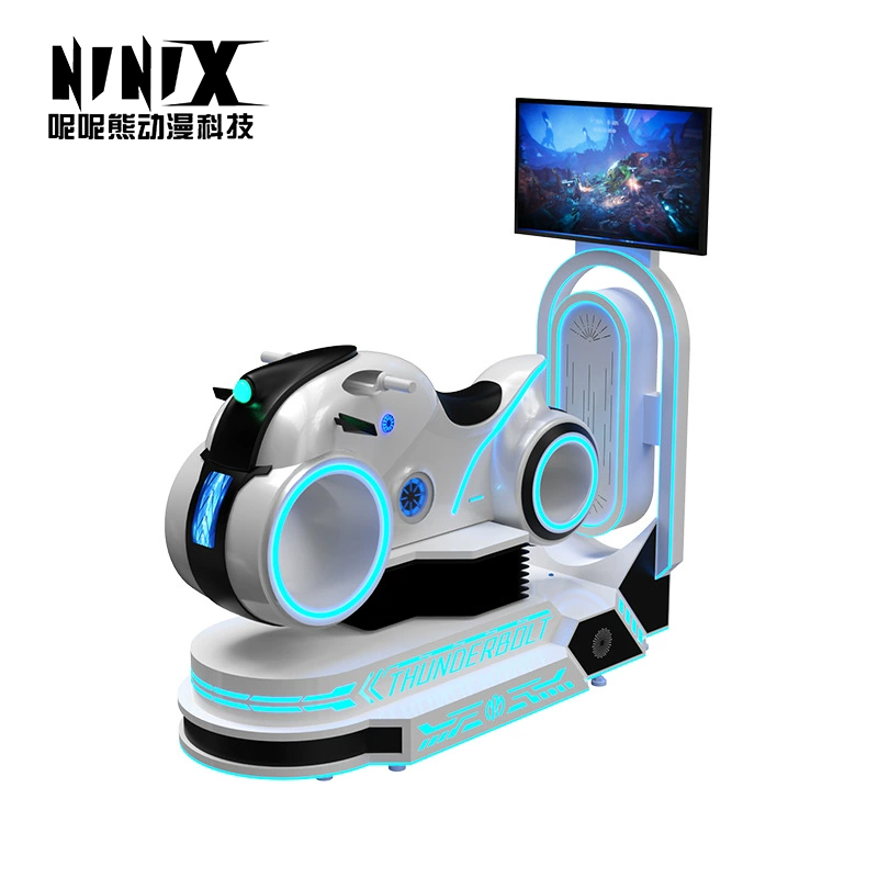 VR Motorcycle Simulator Arcade Racing Game Machine Electric Motion Bike Amusement Ride Virtual Reality Driving Equipment