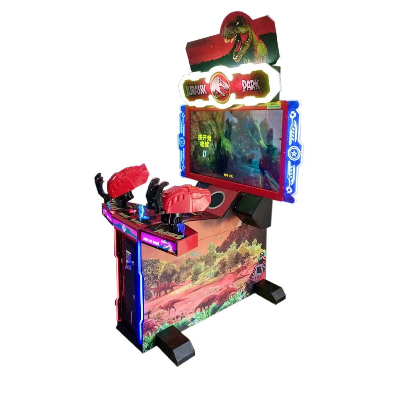 Durable 2-Player Immersive Arcade Shooting Machine Eye-Catching Double Gun Play HD Display Coin Operated Amusement Durable Build