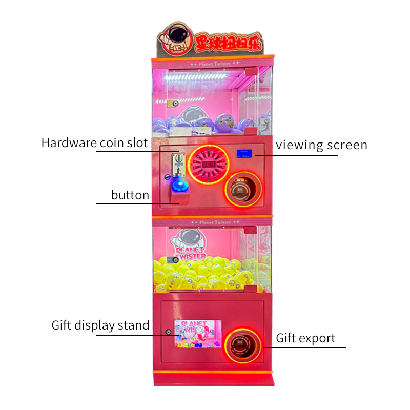 The Double-layer Gacha Machine Is a Commercial Large-scale Arcade Equipment for Scanning Codes or Inserting Coins