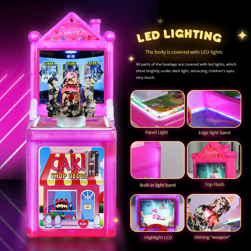 Direct From Manufacturer Commercial Video Game Consoles for Shooting Fishing Racing Children's Coin-operated Made of Plastic