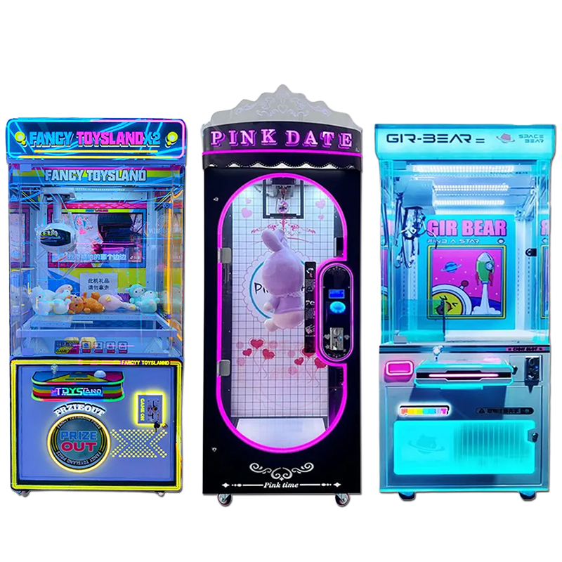 2024 Newest Mini Claw Machine Dolphin Card Football  Doll Machine Miniclaw Doll Machine for 2 Player