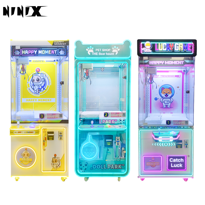 Coin-operated Australia Claw Machine Panda  Doll Machine  with Bill Acceptor Australia Arcade Commercial Claw Machine