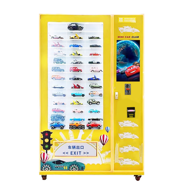 Small Model Car Handicrafts Vending Machine WithCan Add Paper Money Payment Credit Card Payment Vending Machines for Sale