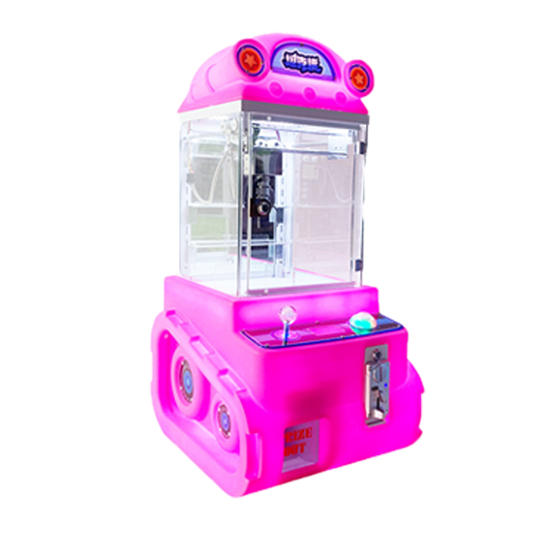 Hot Selling Small Claw Machine Coin-Operated Arcade Games Crane Rabbit Plush Toy Amusement for Kids with Mini Dolls