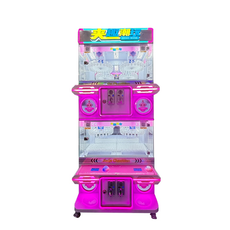 Factory Direct 4-Player Crane Claw Machine Coin-Operated Plush Doll Turntable Children's Boutique Gift