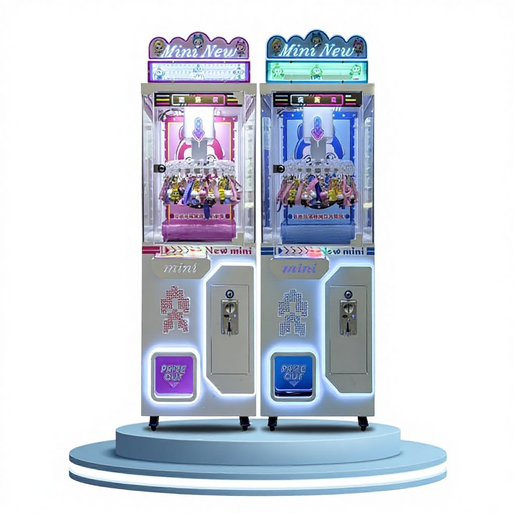 New Space Rabbit Customized Hardware Gift Machine Keychain Card Snacks Double Four Person Coin Internet Red Clip Machine