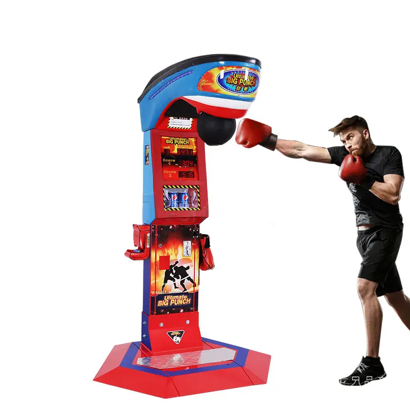 High Quality Indoor Entertainment Equipment Boxing Machine Coin-operated Dragon Fist Cola Machine Arcade Lottery Game Machine
