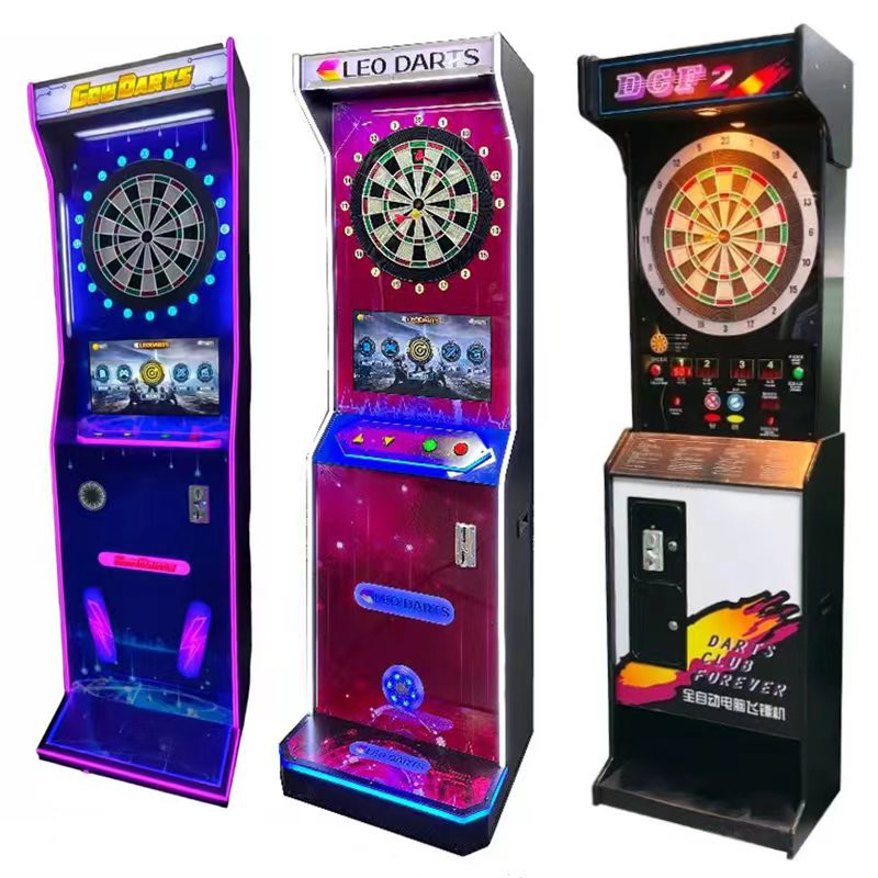 Dart Machine for Bars Clubs Commercial Fully Automatic Operated Game Machines Colorful Park Scoring Smartness Indoor Sports