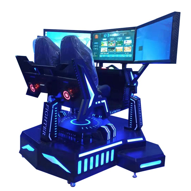 Dynamic Racing Simulator Arcade Machine Motion Seat Driving Game Equipment Triple Screen Car Racing Simulator for Commercial