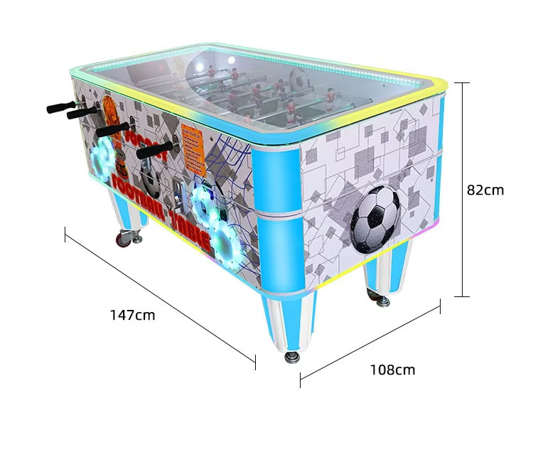 Popular 2-Player Home Entertainment Football Table Game Coin-Operated Intermachine Football Table Machine