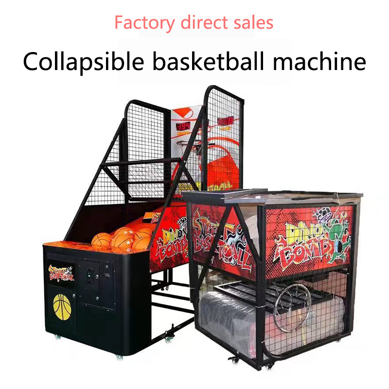 Adult Indoor Sports Arcade Basketball Console Coin-operated Games Interactive Video Game Basketball Machine