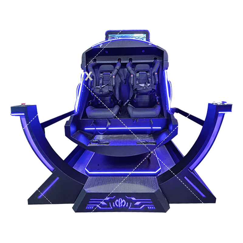 Two Seats 9D VR Motion Simulator Virtual Reality Cinema Machine 360 Degree Egg Chair Amusement Game Equipment VR Experience Ride