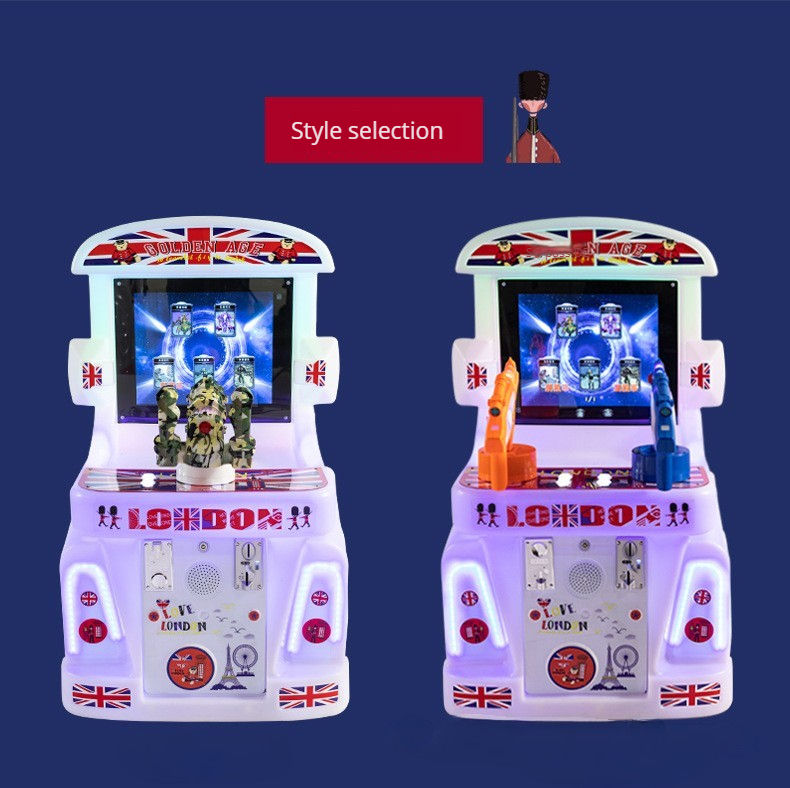 Directly From Manufacturer Coin-Operated Plastic Children's Shopping Center Shooting Gun Game Console