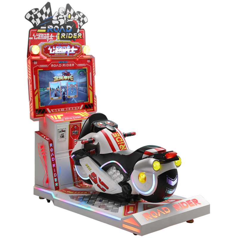 Factory Priced 3D Simulation Motorcycle Racing Coin-Operated Arcade Machine for Competitive Kids