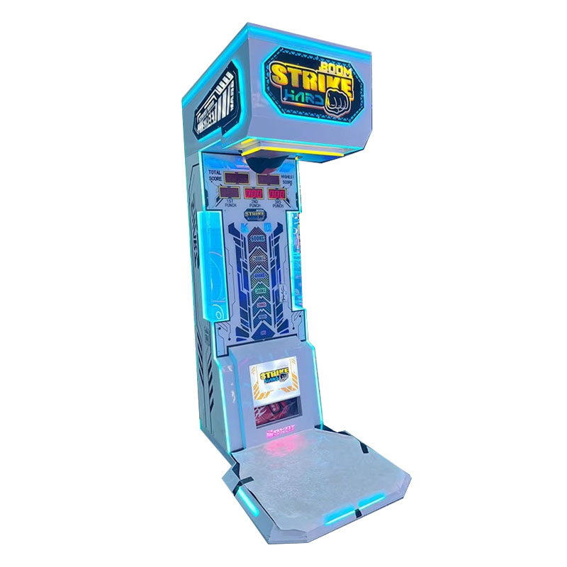 Coin Operated Boxing Punch Strength Tester Machine Arcade Body Strike Game Equipment Sports Amusement Fitness Game
