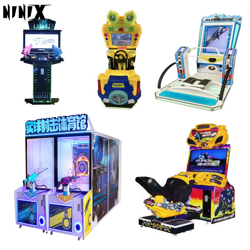 Cheap Indoor 42 LCD Aliens Extermination Gun Shooting Arcade Simulator Coin Operated Game Machine for Shopping Center