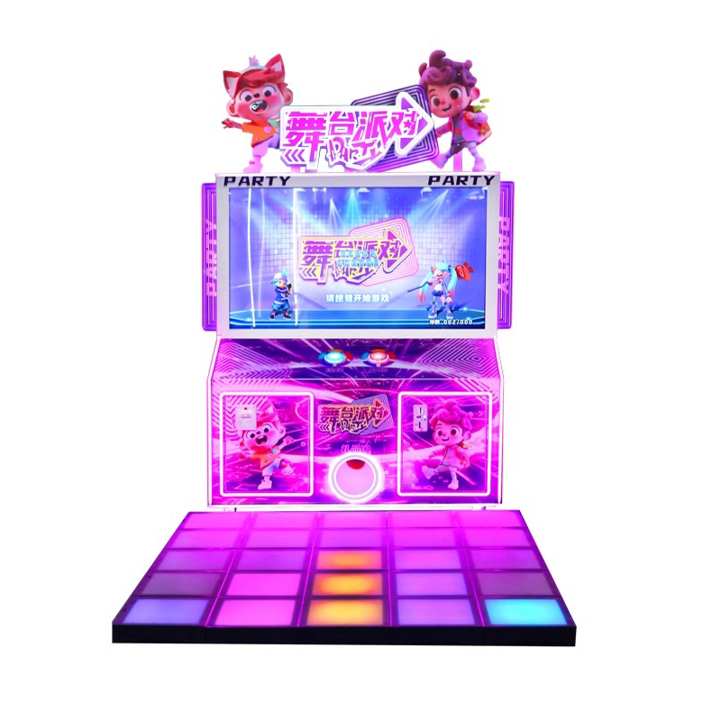 Most Cost-Effective Indoor Large LCD Screen Dance Machine Coin-Operated Arcade Game for Children's Entertainment English Metal