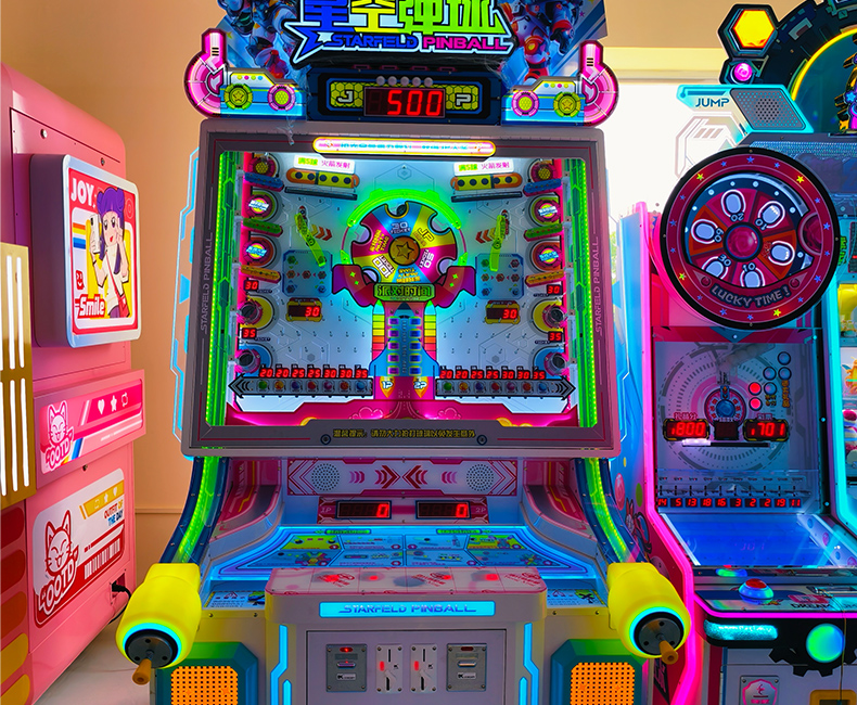 Arcade Pinball Machine Space Theme Game LED Light Entertainment Equipment Coin Operated Game Machine for Amusement Center